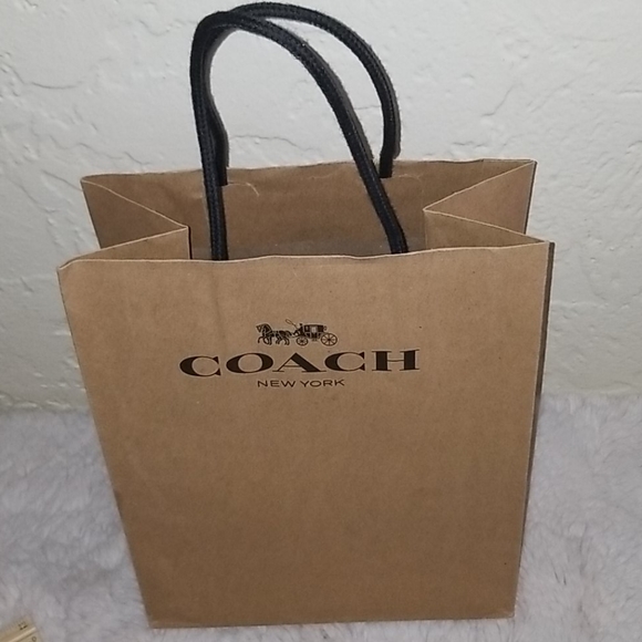 Coach brown paper bag - Picture 4 of 7